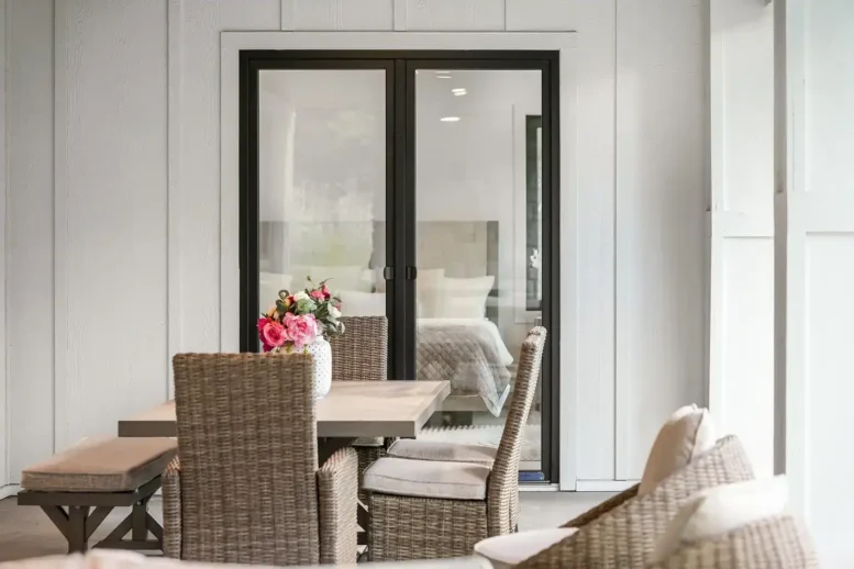 Black Interior Glass Doors GEALAN S 9000 Lift & Slide